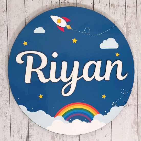 Baby Name Rounds Baby Name Round Frame - The Perfect Gift | Free Shipping all over India ...