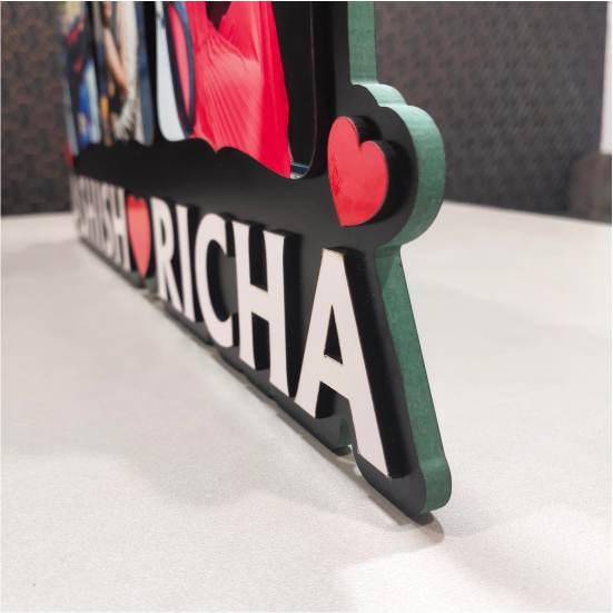 Table Name Frame with 3 Photos - The Perfect Gift | Free Shipping all ...