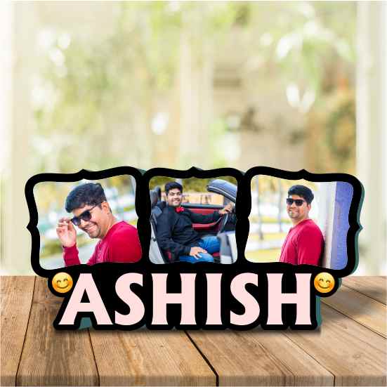 Table Name Frame with 3 Photos - The Perfect Gift | Free Shipping all ...